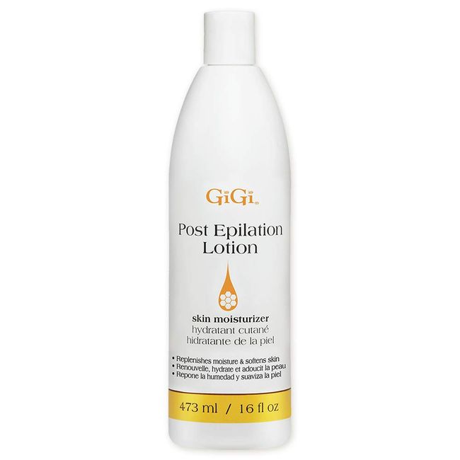 GiGi Post Epilation Lotion | After-Wax Skin Care | Soften And Moisturize Post Waxing | 16 Fl. Oz.