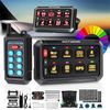 RGB 8 Gang LED Switch Panel - Wireless Remote Circuit Control Relay System Box
