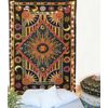 Twin Multi Color Burning Sun Tapestry Boho Hippie Bedspread