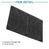 ACROPIX Car Floor Mat Plate Universal Black 1 Piece