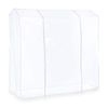 6ft Clear Clothes Rail Cover Double Zip
