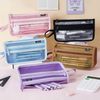 Net Pencil Case, Braun