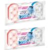 Pack of 6 Exfoliating sponges bath shower 2 sided sponge
