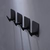 Adhesive Hooks - 4 Pack Towel/Coat Hooks Wall Hooks Stick on Bathroom or Kitchen