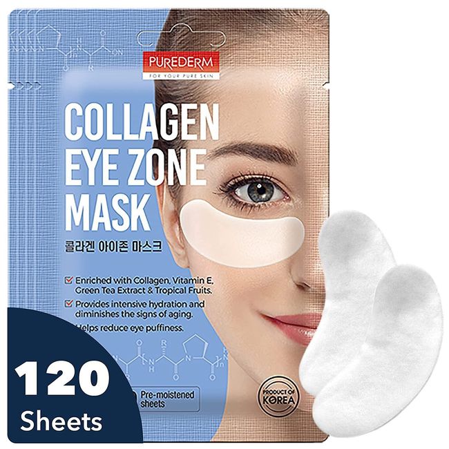 Collagen Hydro Eye Zone Mask Dark Circles EXP 10/2025 120pcs (4 Packs) K-Beauty