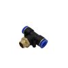 Pneumatic Multiple Plug Fitting TE 3/8 Inch - 12 mm IQS T-Piece Compressed Air
