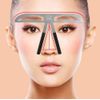 Eyebrow Stencil: Eyebrow Template Stencil Ruler (B)