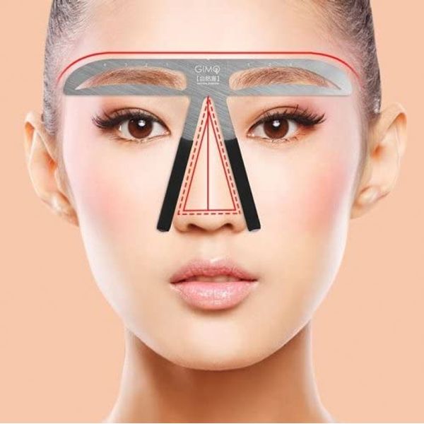 Eyebrow Stencil: Eyebrow Template Stencil Ruler (B)