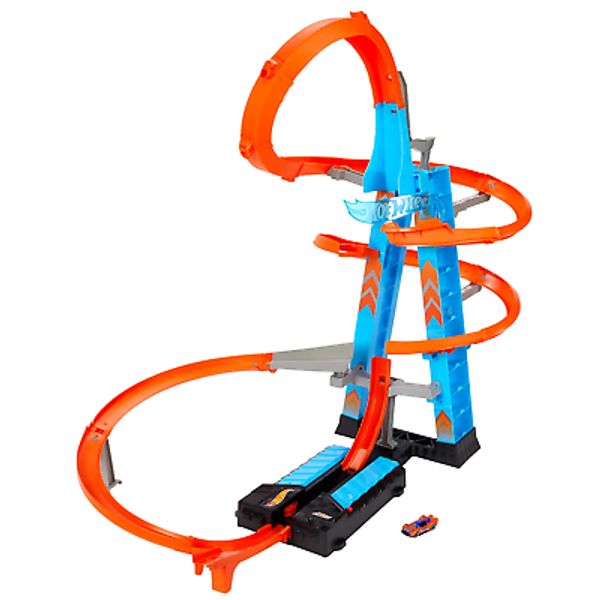 Sky Crash Tower Motorized Track Set with Toy Car Store 20 1 64 Scale Car 27.95 I