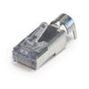 Platinum Tools Ezex44 Shielded RJ45 External Ground Connector 25/Clamshell Accessory Box (100025C)