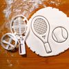 Bakerlogy Tennis Racket and Balls Cookie Cutter