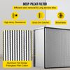 VEVOR HEPA Filter Replacement Pleated Air Filter 24x24x11.5in Galvanized Frame