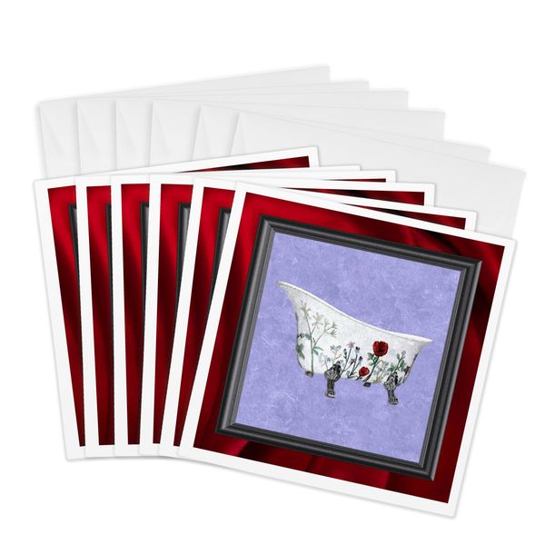 3dRose Greeting Cards - Pamper Yourself - 6 Pack - Designs General Themes