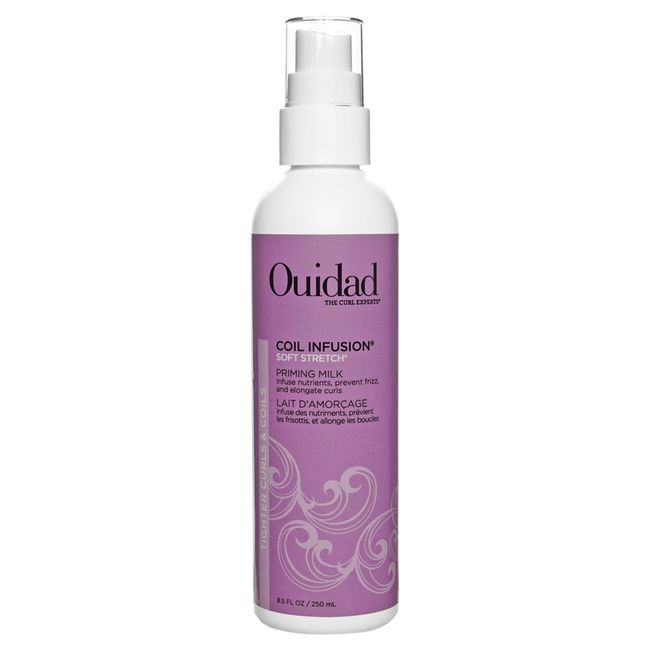 OUIDAD Coil Infusion Soft Stretch Curl Priming Milk - Primer & Leave-in Treatment - Moisturizes, Defines, and Strengthens - 8.5 oz