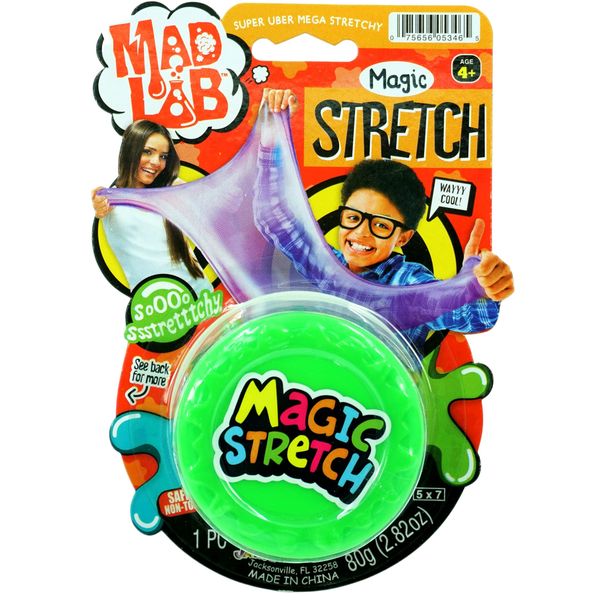 JA-RU Magic Jumbo Stretchy Putty Slime for Kids (1 Pack) Colorful Fidget Toy Pack Squishy Super Soft & Super Stretchy Great Therapy Sensory Toys Stress Toy Party Favors. Plus 1 Bouncy Ball 5346-1