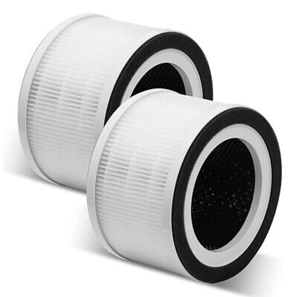 2 Pcs True HEPA Filter Replacement For Afloia Fillo/Halo/Allo Air Purifier