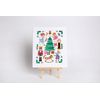 Cross Stitch Kit - Lucky Nutcracker Christmas Modern Kit Includes DMC Threads and Zweigart Fabric
