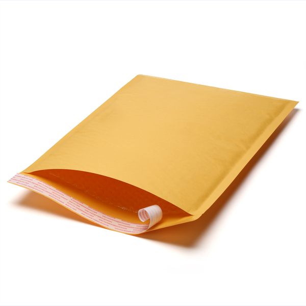 The Boxery Kraft Padded Bubble Mailers Envelopes (#2 8.5x12'' - 25 Pack)