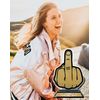 Middle Finger Award for Loser - Funny Trophy for Adults - Personalized Office Prank Novelty Gift - Gag Trophies - Joke for Brother, Sister, Co-Workers and Friends - Customize Now!