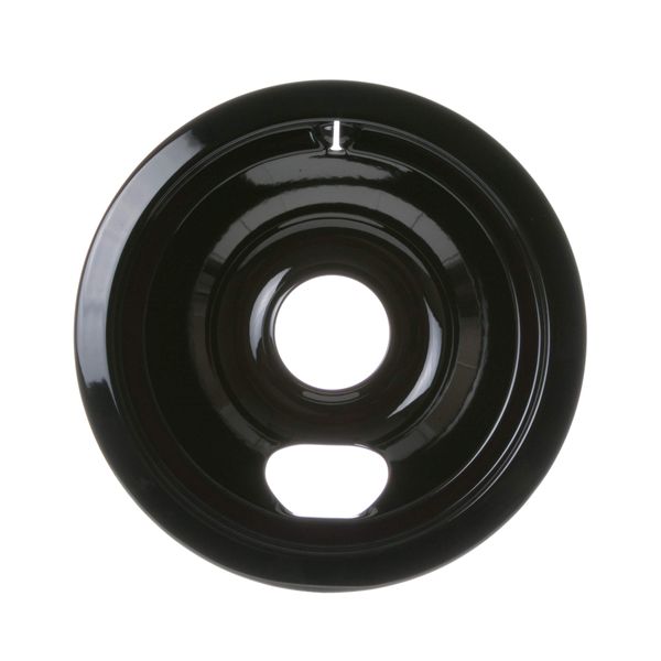 GE WB31T10014 Genuine OEM 6" Porcelain Burner Drip Bowl (Black) for GE Electric Ranges