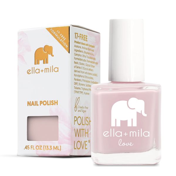 ella+mila Professional Nail Polish - Quick Dry Nail Polish - Long-Lasting & Chip Resistant Formula (Love Collection - Honeymoon Bliss - 0.45 fl oz)