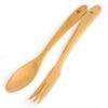 Contour Curved Salad Servers 30 cm Olive Wood