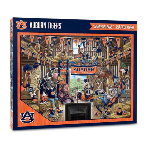 YouTheFan NCAA Auburn Tigers Barnyard Fans 500pc Puzzle