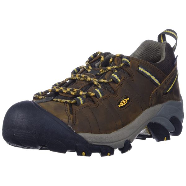 Keen Men's Targhee II WP Cascade Brown/Golden Yellow Hiking Boot - 7 2E US