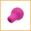 Partuto Pink Rubber Car Nonslip Round Gear Shift Knob Stick Cover Protector Replacement
