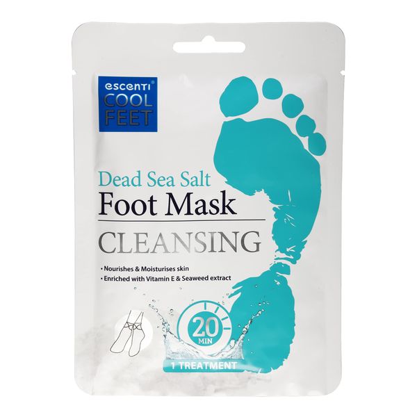 ESCENTI® DEAD SEA SALT CLEANSING 20 MINUTE FOOT MASK