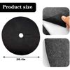Tiardey 5 Pack 20.4 Inch Tree Mulch Ring - Tree Protector Mat, Tree Weed Barrier Mat for Weed Control Root Protection