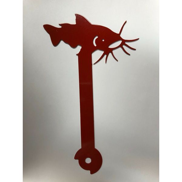 Catfish Metal Mailbox Flag Aluminum CNC Art Fishing Outdoors Hardware Included