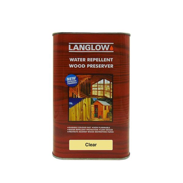Palace Langlow Wood Preserver 1L, Clear