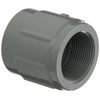 GF Piping Systems CPVC Pipe Fitting, Adapter, Schedule 80, Gray, 3" NPT Female x Slip Socket