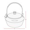 Minimal Works Mini Kettle Bogle Stainless MGTW-KB000-GO0ST