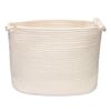 Rope Cube Storage Basket - White