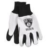 NBA Brooklyn Nets Two-Tone Gloves, 2-Pack, White/Black