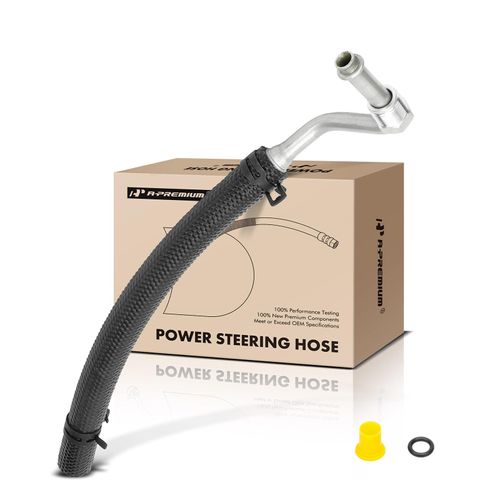 A-Premium Power Steering Hose Return Hose Line Assembly Compatible with Dodge Ram 2500 2009, Ram 3500 2009, 5.7L, 4WD, Gear To Cooler