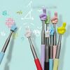 Fkereg 4 Pieces Telescopic Finger Pointer Stick, Teacher Pointer Stick for Classroom, Retractable Teaching Aids, Hand Reading Pointer, Extendable Pointing Stick for Whiteboard Office Presentation, B