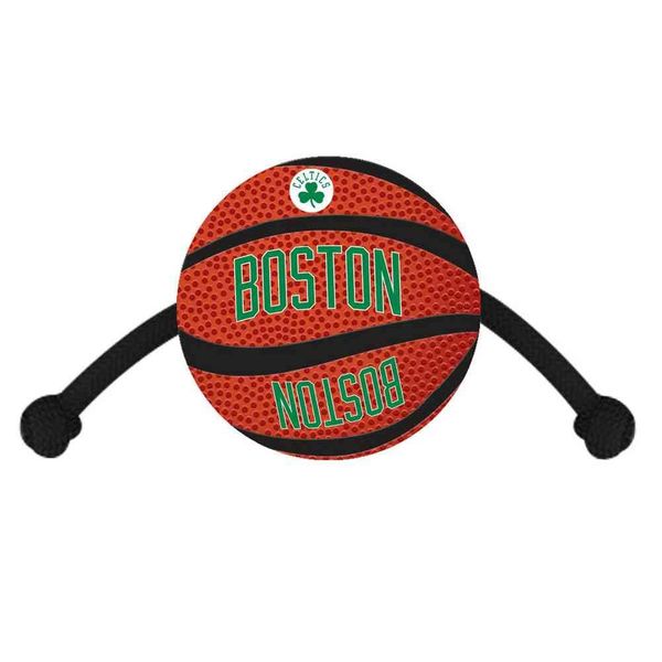 All Star Dogs NBA Basketball Toy Plush Ball Tough Rope Pet Toy