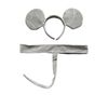 Making Believe Gray Mouse Headband Ears and Tail Costume Set