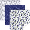 Cricut Premium Removable Patterned Vinyl 12"x12" 6-Sheet (in Bloom Blue Sampler)
