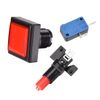 uxcell Game Push Button 44x44 Square 12V LED Illuminated Push Button Switch with Micro Switch for Arcade Video 5 Colors 5pcs