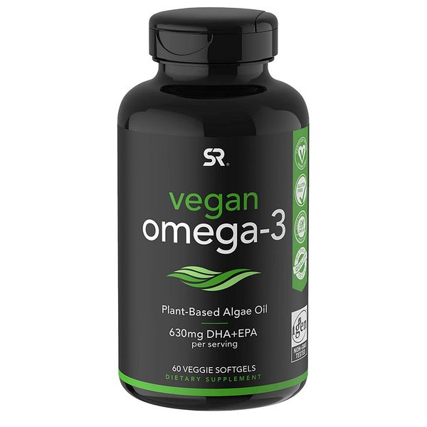 Sports Research - Vegan Omega-3 Fish Oil Sports Research Vegan Omega-3 630mg 60 tablets