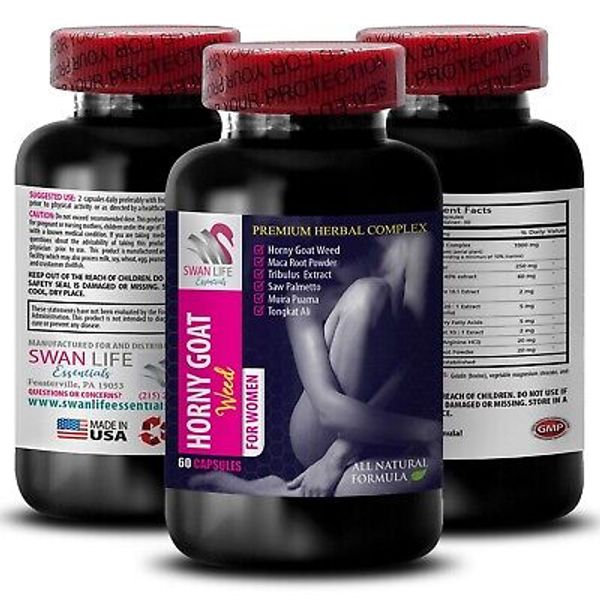 HORNY GOAT WEED COMPLEX - Saw Palmetto Berry, Muira Puama, Maca Root 1 Bottle