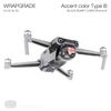 Wrapgrade Skin compatible with DJI Air 2S | Accent Color B (BLACK BUMPY CAMO)