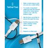 TetherTies Cable Organization, DIY Tether Kit - Customizable Cable Tethers for Computers, Adapters & Dongles - Easy Self Installation Tether Cables with Free Crimping Tool (Black 5 Pk, 12 inch)