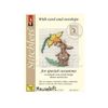 Mouseloft Mini Cross Stitch Card Kit - Springtime Bunny, Occasions Collection