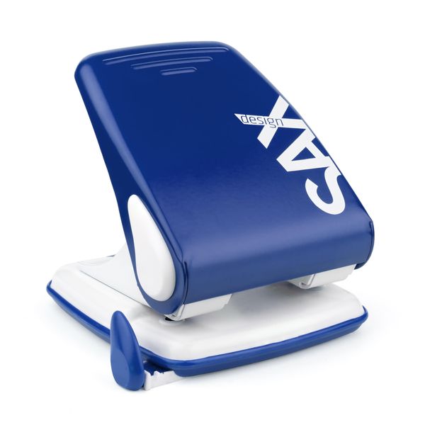 SAX XL Hole Punch 40 Sheets XL Hole Punch Blue Blue