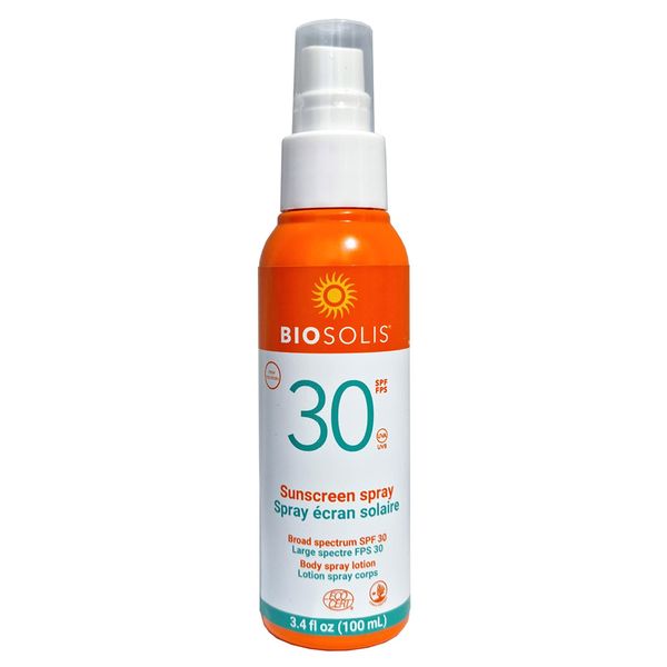 Biosolis Sun Spray SPF 30 - Sunscreen Spray Conditions the Face and Body - Mineral-Based Filters - Protects Against Harmful Rays - Ideal for Tanned Skin - No White Marks - Non-Greasy - Vegan - 3.4 oz